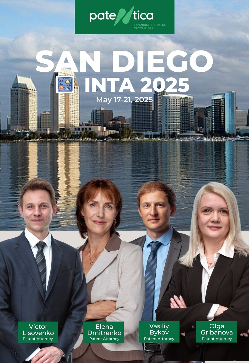 Patentica at INTA 2025 in San Diego: Join us to discuss IP protection in Eurasia